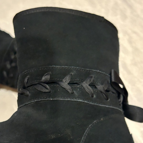 UGG Classic Lace Short boots black 8 - Picture 8 of 14